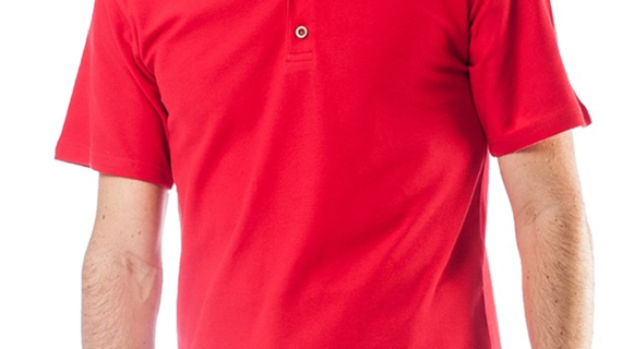 KIRMIZI POLO YAKA KISA KOL