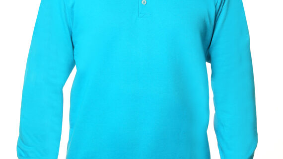 Turkuaz Polo Yaka Sweatshirt