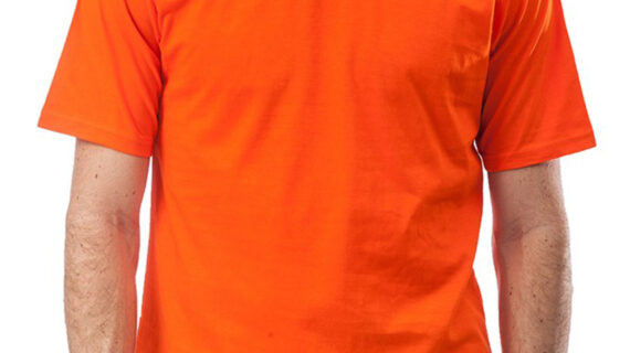 Turuncu V Yaka İş Tişörtü