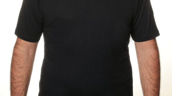 Siyah V Yaka Tişört