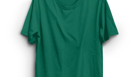 Benetton Yeşili Bisiklet  Yaka Tişört