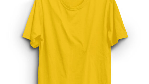 Sarı Bisiklet  Yaka Tişört